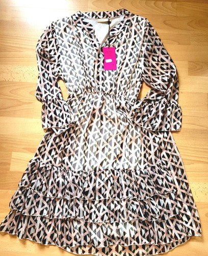 Leichtes rüschenkleid s m - rüschenkleid, s/m