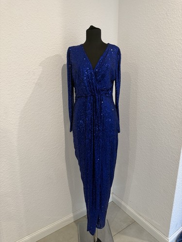 Abendkleid blau 38 neu - 38,