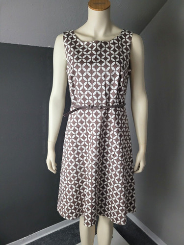Comma kleid braun mit - gr., 38