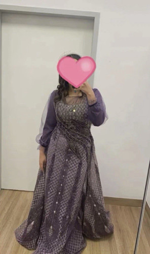 Damen abendkleid lang lila - damen,