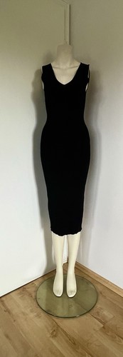 Sommerkleid strick schwarz - sommerkleid,, strick,