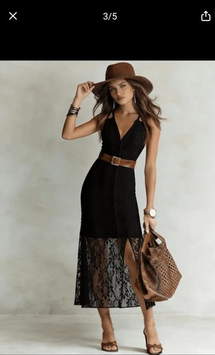Kleid mit spitze m - kleid,