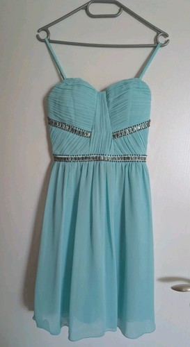 Festliches kleid türkis - kleid,,