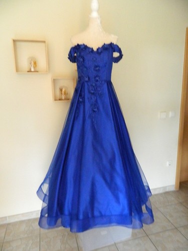 Ballkleid königsblau mit