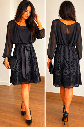 Vera mont damen - vera, chiffon
