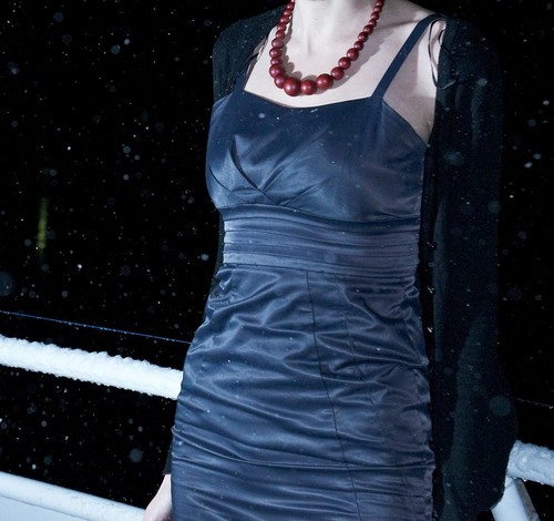 Cocktailkleid anthrazit 38 - anthrazit, gr.