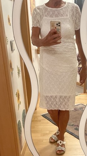 Elegantes etuikleid weiß - elegantes, h&m