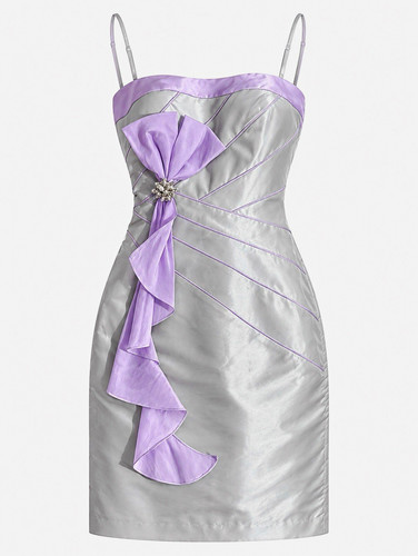 Sonia peña satin trägerkleid - satin,
