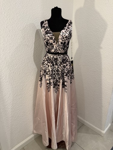 Damen abendkleid rosa 38 - abendkleid,